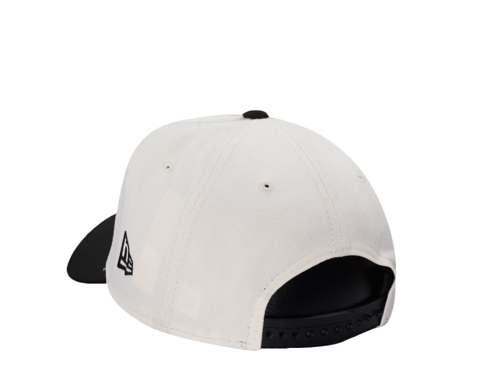 New Era Los Angeles Dodgers Chrome Black Prime Two Tone Edition 9Forty A Frame Snapback Hat