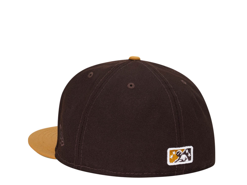 New Era Charleston Riverdogs Chocolate Mint Two Tone Edition 59Fifty Fitted Hat