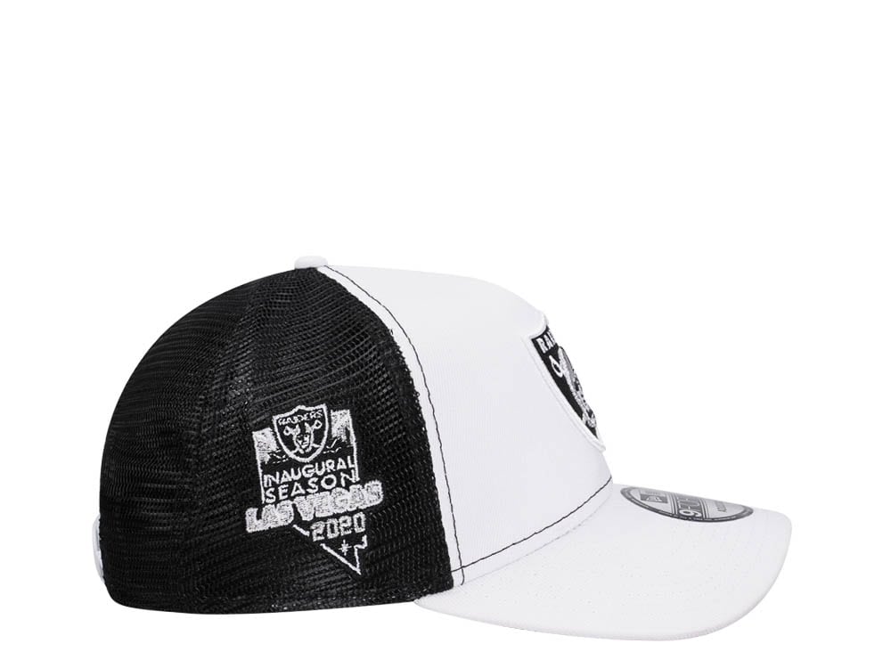 New Era Las Vegas Raiders Inaugural Season 2020 9Forty A Frame Trucker Snapback Hat