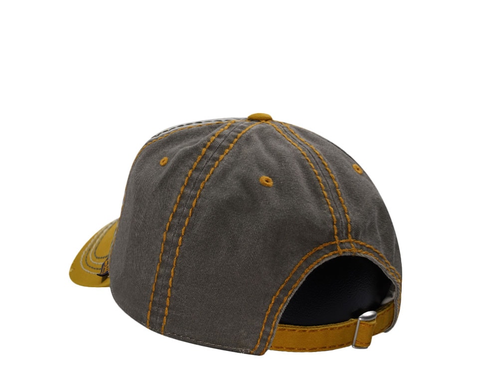 Von Dutch Distressed Retro Gray Two Tone Edition Strapback Hat
