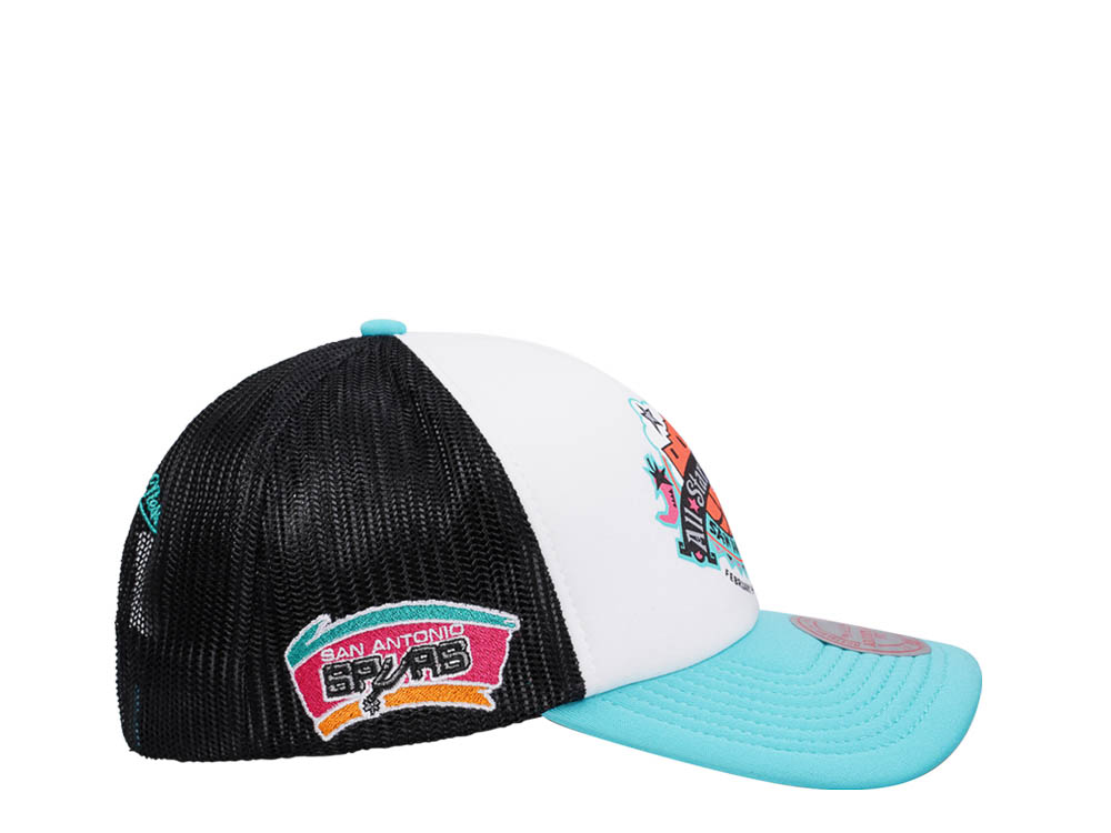 Mitchell & Ness San Antonio Spurs All Star 1996 Party Time Trucker Snapback Hat
