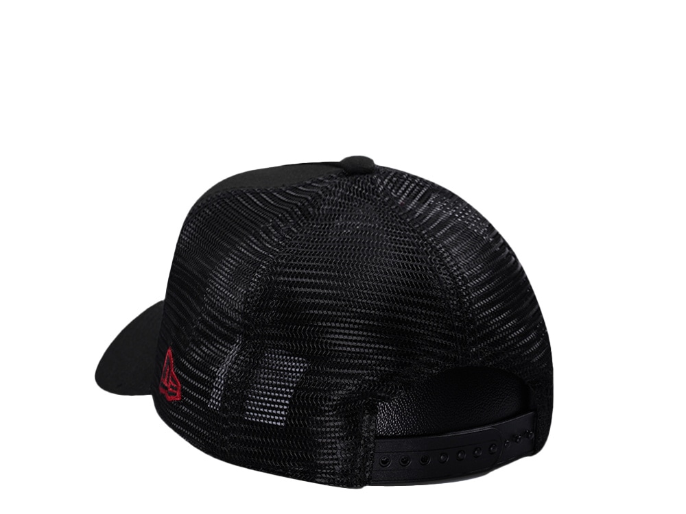 New Era Asroma Black Prime Edition 9Forty A Frame Trucker Snapback Hat