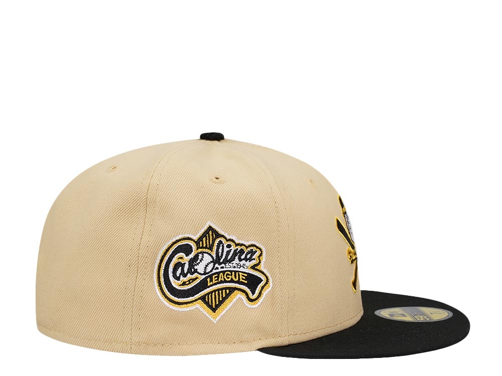 New Era Salem Buccaneers Vegas Gold Two Tone Throwback Edition 59Fifty Fitted Hat
