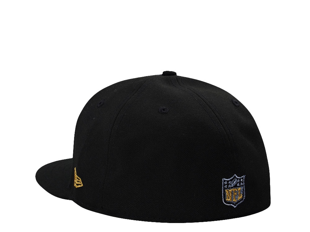 New Era Los Angeles Chargers Inaugural Season 2020 Black Prime Edition 59Fifty Fitted Hat