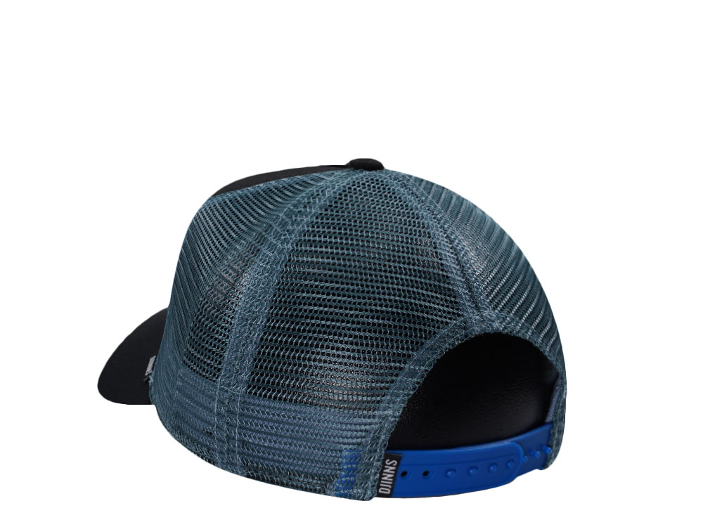 Djinns Flowers Black Trucker Snapback Hat
