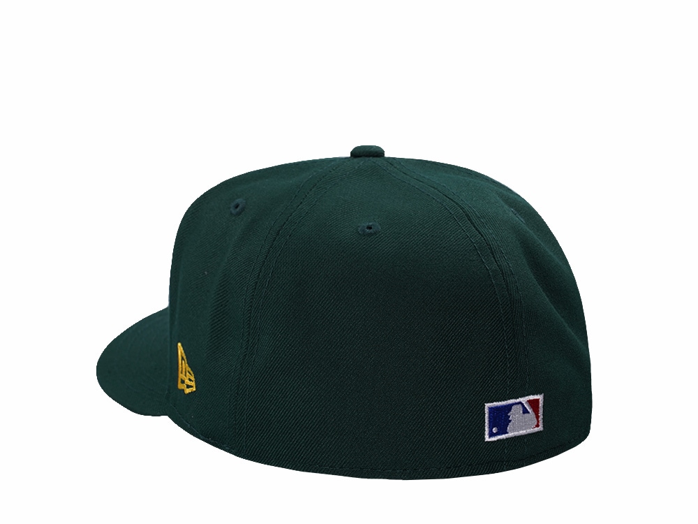 New Era Oakland Athletics Dark Green Prime Edition 59Fifty Pre Curved Fitted Hat