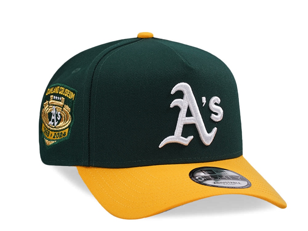 New Era Oakland Athletics Dark Green Two Tone Edition 9Forty A Frame Snapback Hat