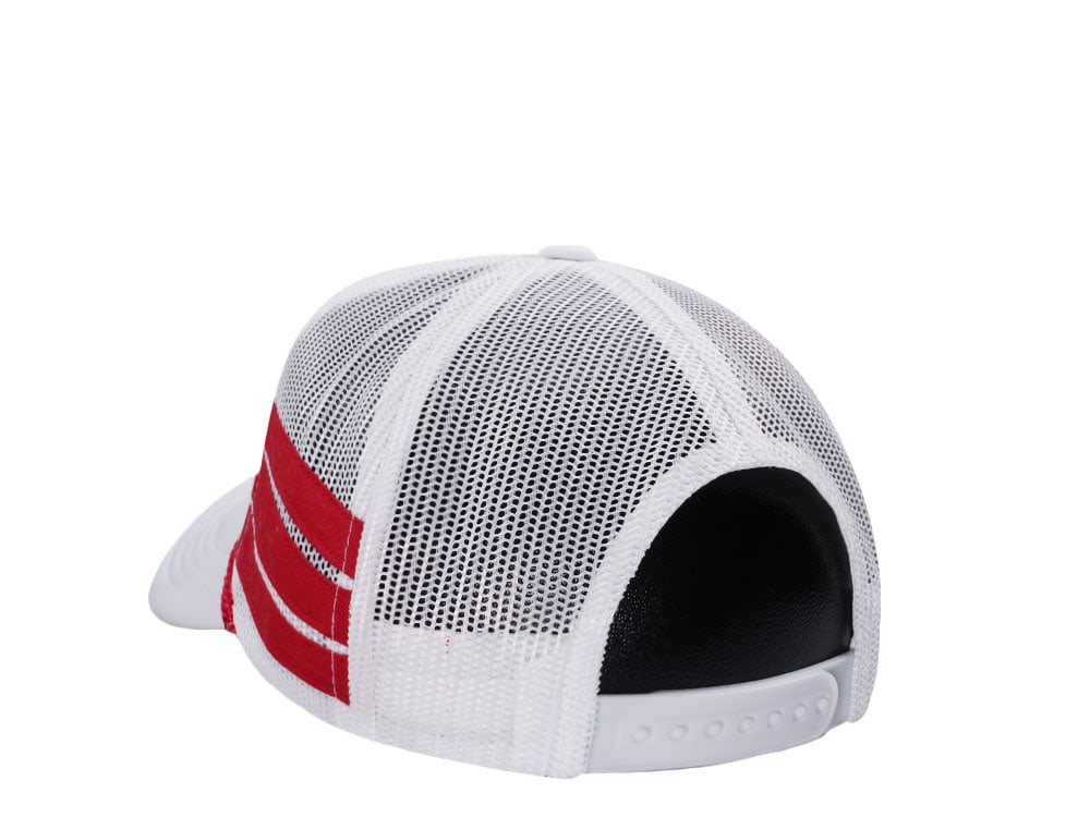 American Needle Miller High Life Talladega White Trucker Snapback Hat