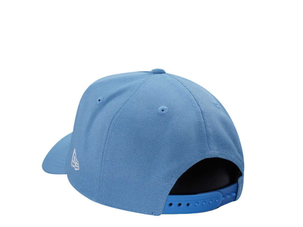 New Era Utah Mammoth Inaugural Season Sky Blue Prime Edition 9Forty A Frame Snapback Hat