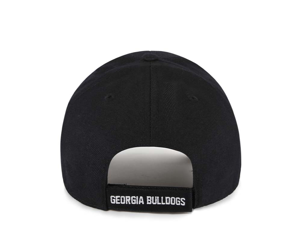 47Brand Georgia Bulldogs Black Wool MVP Strapback Hat