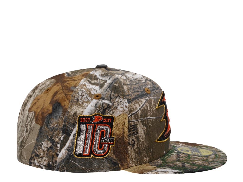 New Era Anaheim Ducks 10th Anniversary Realtree Edition 59Fifty Fitted Hat