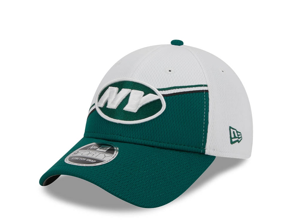 New Era New York Jets NFL Sideline 2023 Green White  9Forty Snapback Hat
