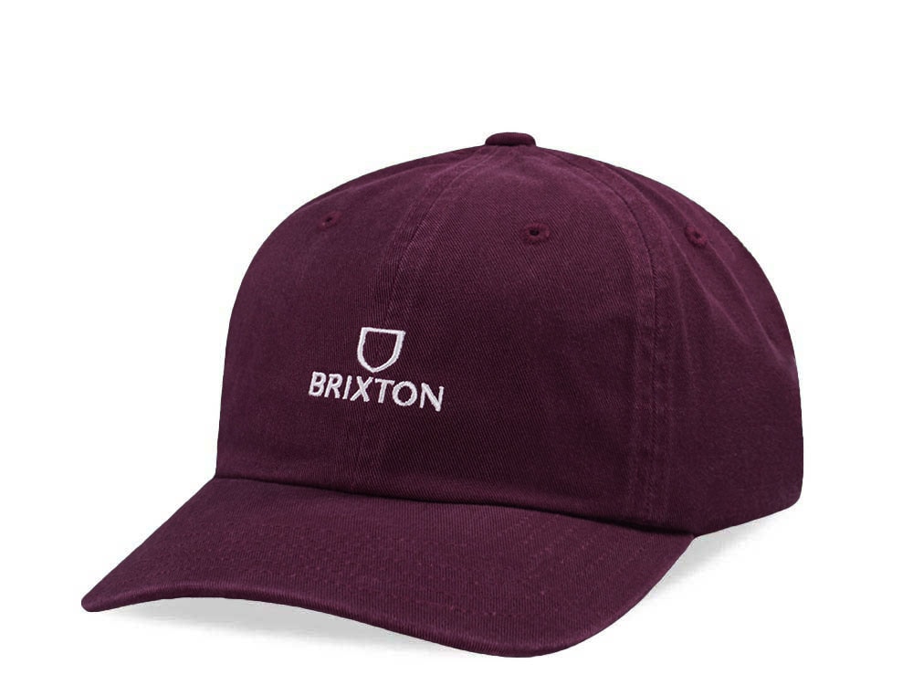 Brixton Logo Red Strapback Hat