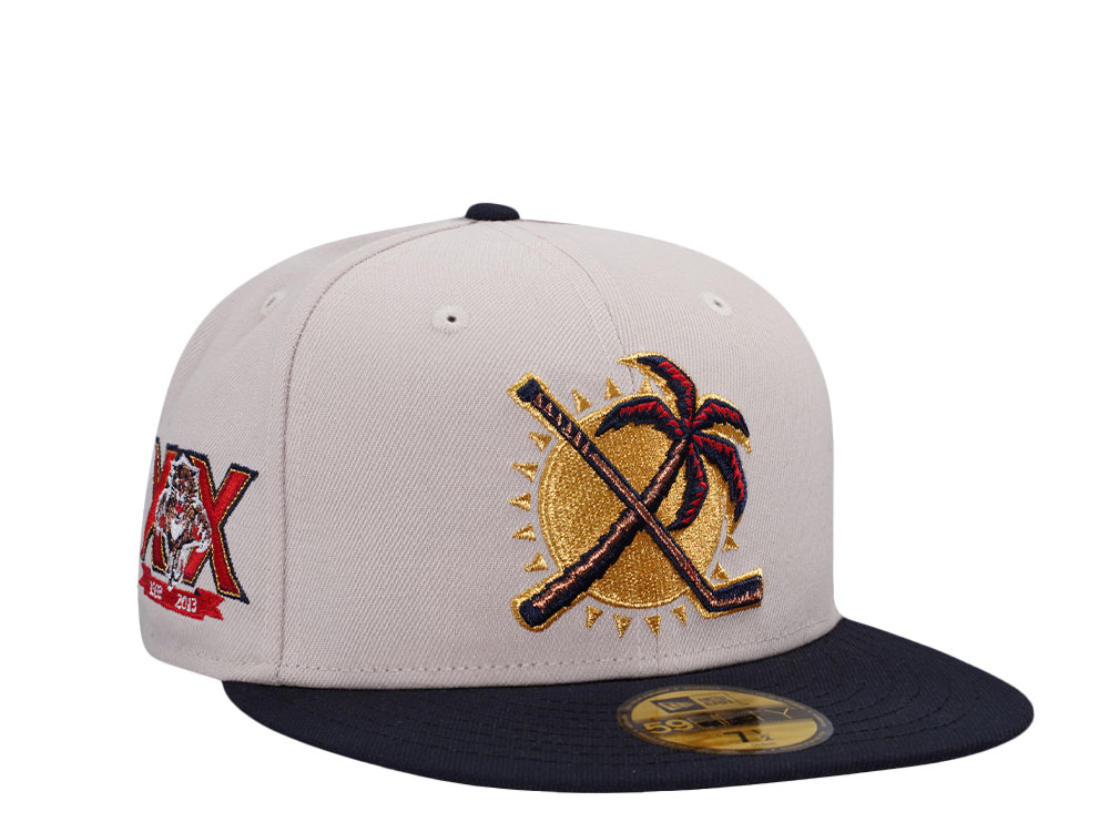 New Era Florida Panthers 20th Anniversary Chrome Two Tone Edition 59Fifty Fitted Hat