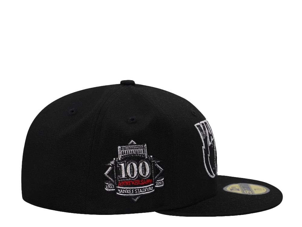 New Era New York Yankees 100th Anniversary Black Prime Edition 59Fifty Fitted Hat