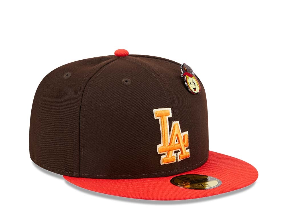 New Era Los Angeles Dodgers The Elements Brown Two Tone Edition 59Fifty Fitted Hat