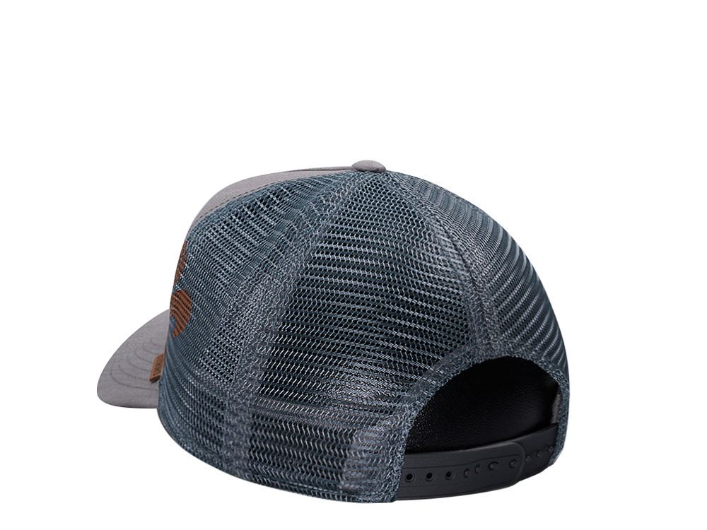 Djinns Linen Gray Trucker Snapback Hat