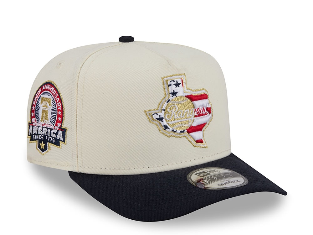 New Era Texas Rangers America 250th Anniversary Edition 9Fifty A Frame Snapback Hat