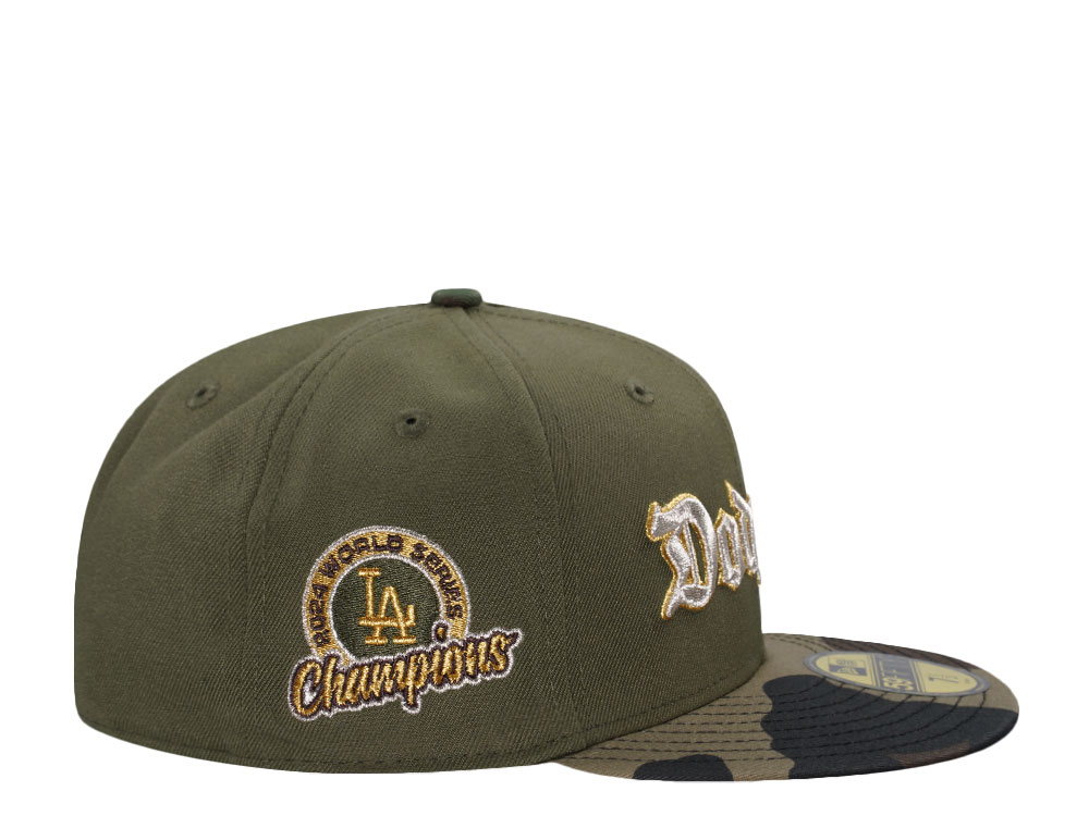 New Era Los Angeles Dodgers World Series 2024 Camouflage Two Tone Prime Edition 59Fifty Fitted Hat