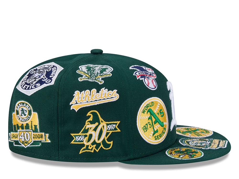 New Era Oakland Athletics All Over Green Edition 59Fifty Fitted Hat