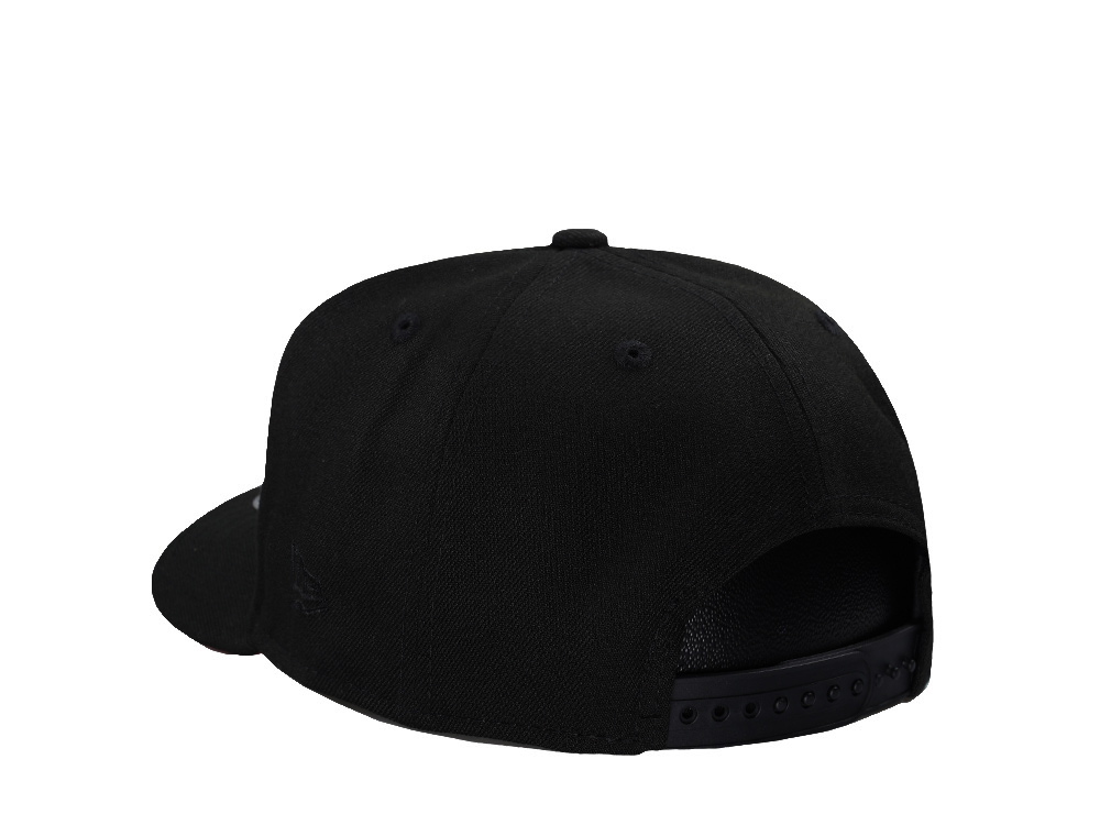New Era Chicago Bulls All Black 9Fifty A Frame Snapback Hat