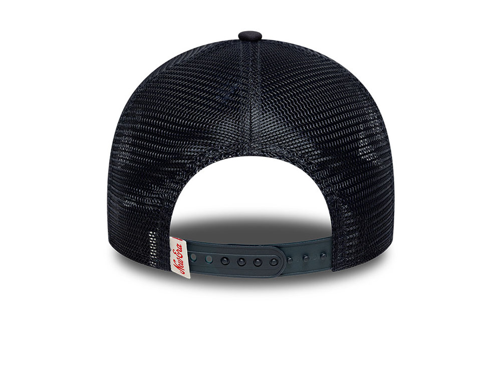 New Era Graphic Navy Prime Edition 9Forty M Crown A Frame Trucker Snapback Hat