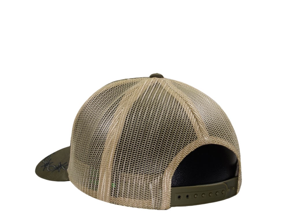 John Deere Oilskin Olive Trucker Snapback Hat