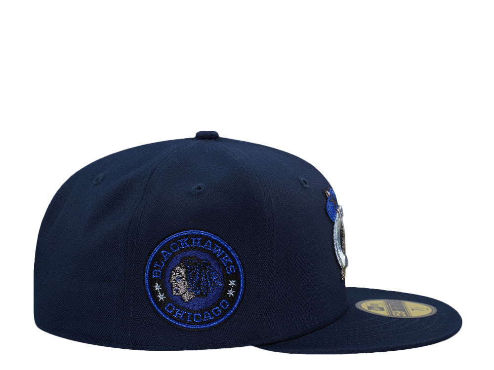 New Era Chicago Blackhawks Navy Prime Edition 59Fifty Fitted Hat