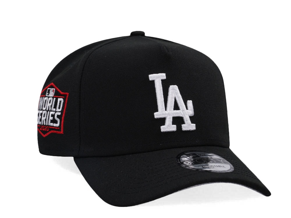 New Era Los Angeles Dodgers World Series 2020 Black Classic Edition 9Forty A Frame Trucker Snapback Hat