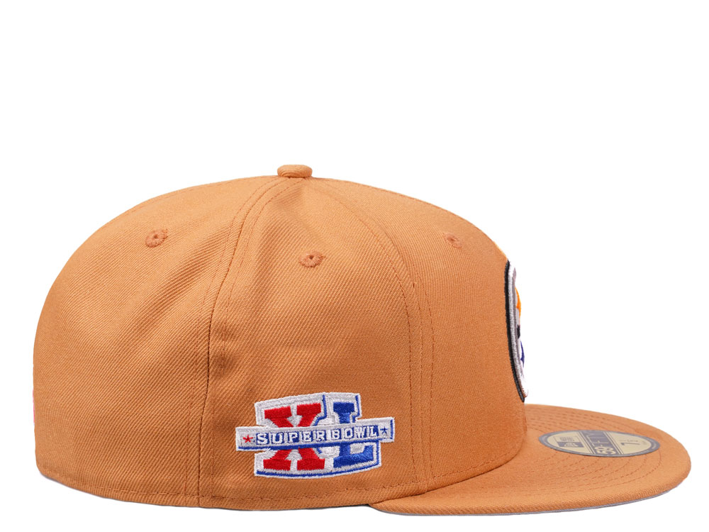 New Era Pittsburgh Steelers Super Bowl XL Golden Memories Collection 59Fifty Fitted Hat