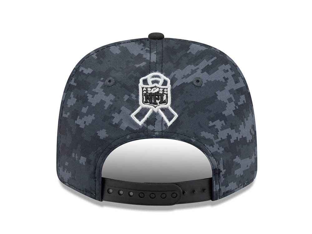 New Era Detroit Lions NFL Salute to Service 2026 Digi Camo Black 9Seventy Stretch Snapback Hat