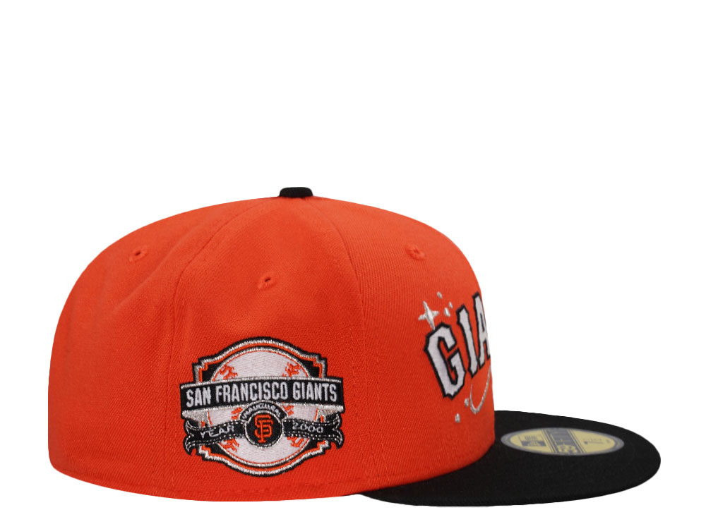 New Era San Francisco Giants Inaugural Season 2000 Orange Two Tone Edition 59Fifty Fitted Hat