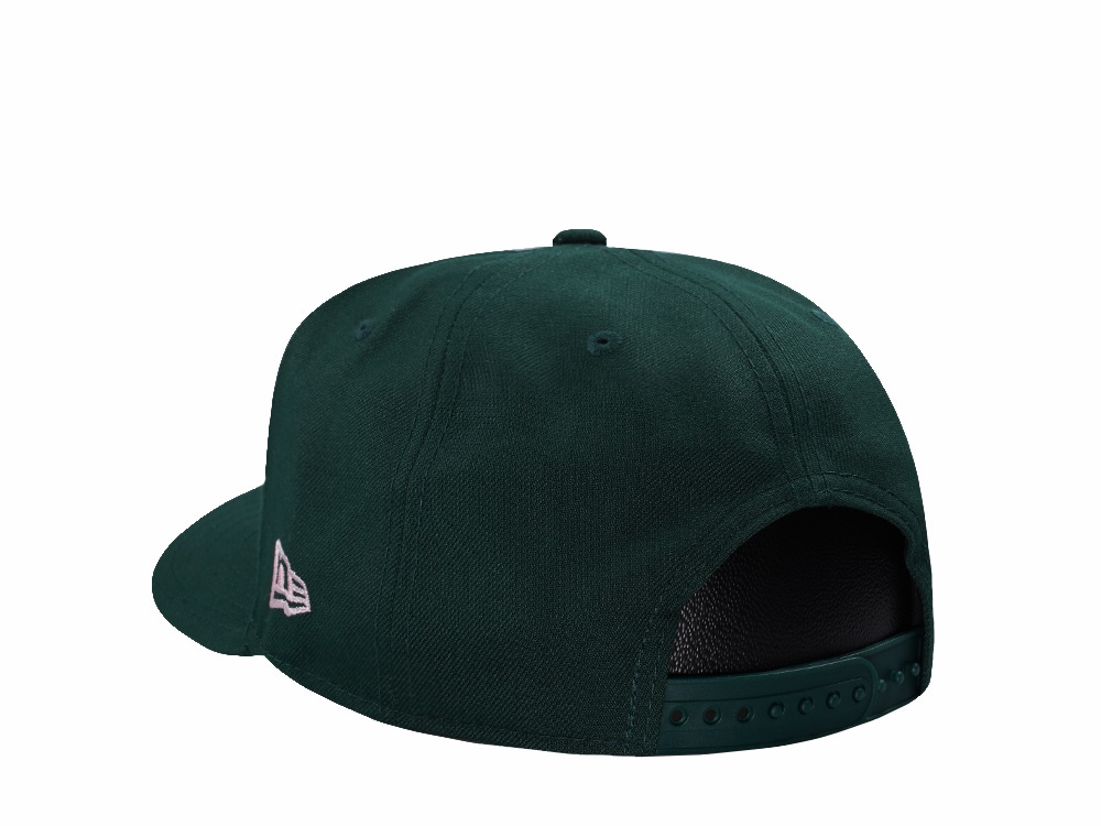 New Era New York Yankees Subway Series Sakura Dark Green Prime Edition 9Fifty A Frame Snapback Hat