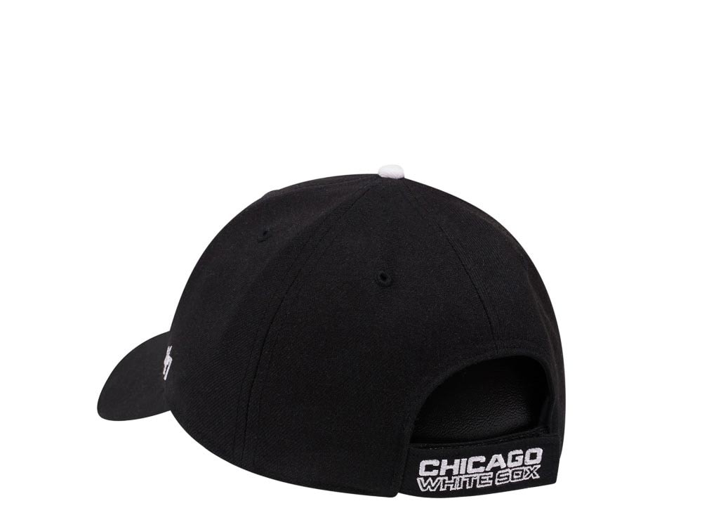 47Brand Chicago White Sox Classic Black Strapback Hat