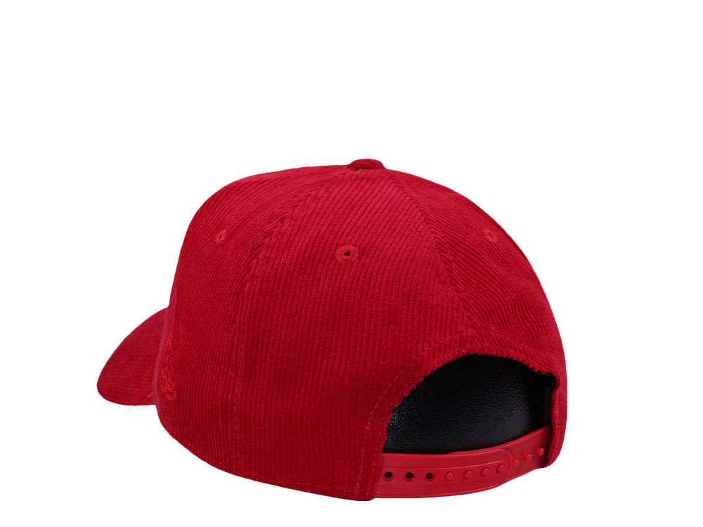 New Era Kansas City Chiefs 60th Anniversary Red Corduroy Edition 9Forty A Frame Snapback Hat