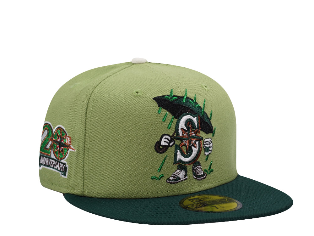 New Era Seattle Mariners 20th Anniversary Green Two Tone Edition 59Fifty Fitted Hat