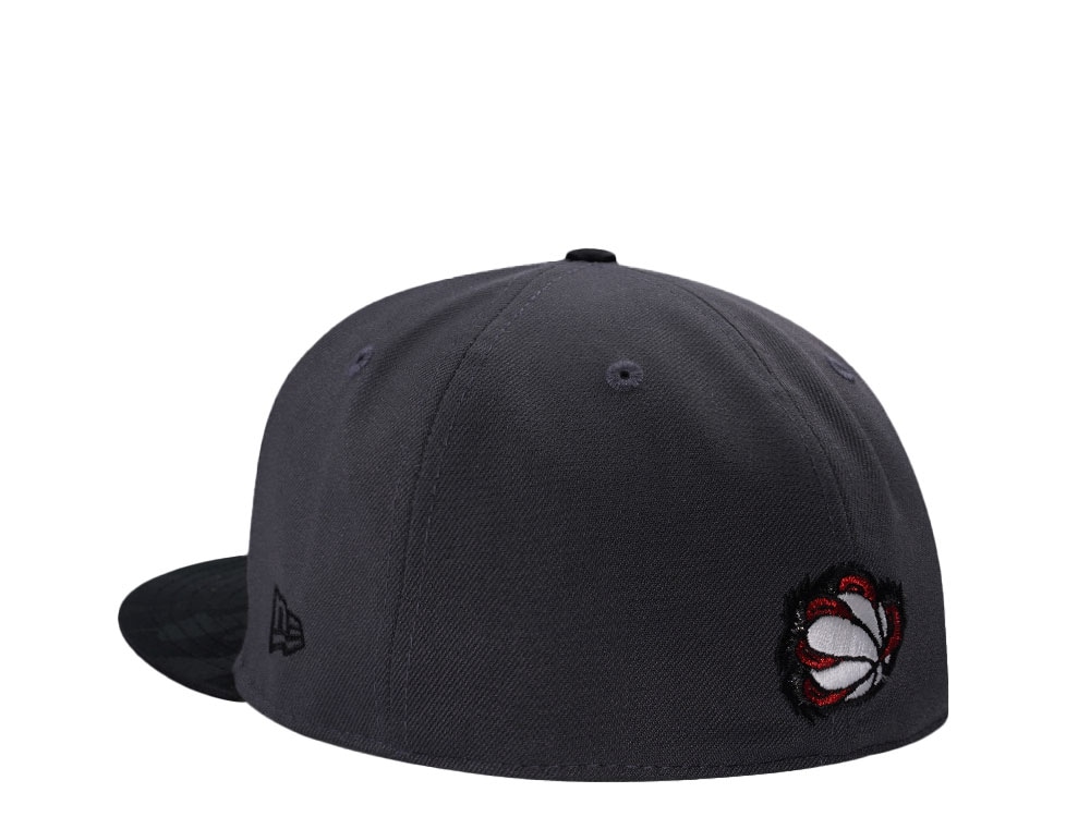 New Era Vancouver Grizzlies 30 Seasons Dark Gray Glow In The Dark Edition 59Fifty Fitted Hat