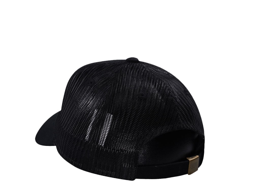 Von Dutch Oval Patch Black Edition Trucker Kids Strapback Hat