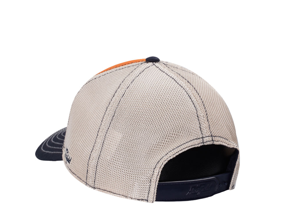 Hatfield Truck Orange Ivory Trucker Snapback Hat