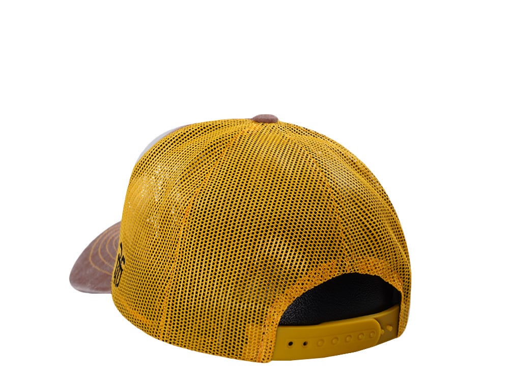Parallel Union Patch Brown Edition Trucker Snapback Hat
