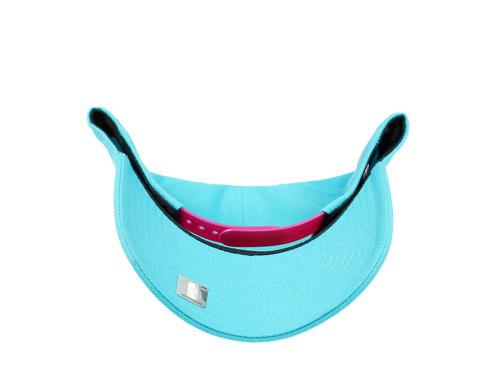 New Era Miami Heat Vice Edition Teal 9Forty Snapback Hat