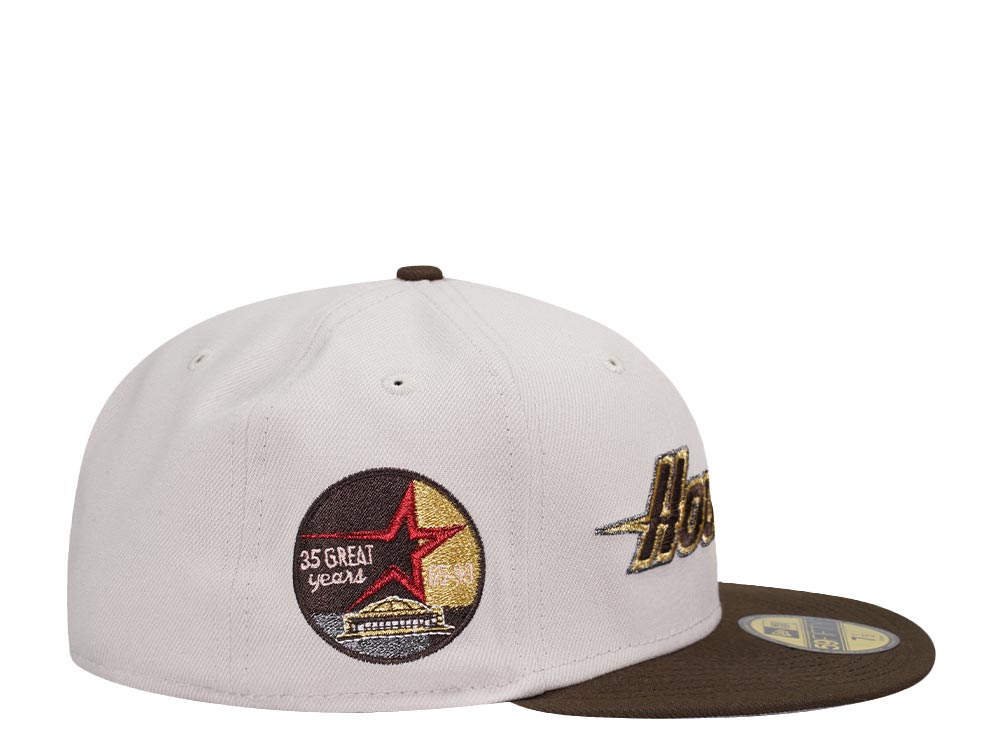 New Era Houston Astros 35 Years Stone Gold Two Tone Edition New Era Houston Astros 35 Years Stone Gold Two Tone Edition