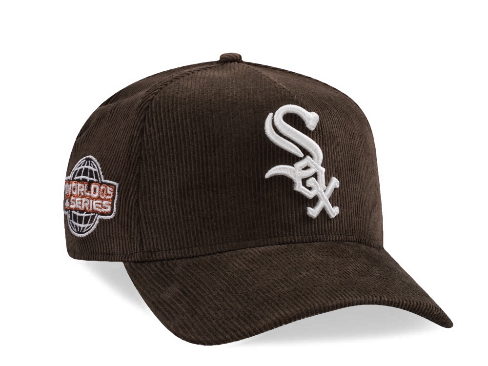 New Era Chicago White Sox World Series 2005 Walnut Corduroy Prime Edition 9Forty A Frame Snapback Hat