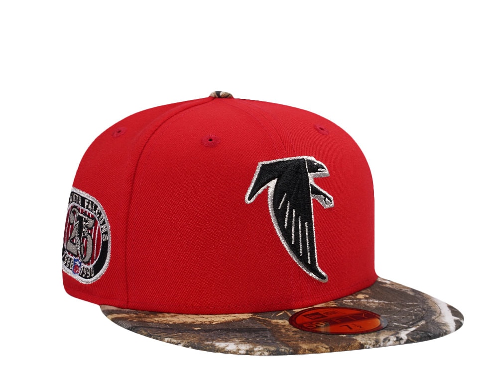 New Era Sideline 2019 Damen Strickmütze – Atlanta Falcons, Kuschelig Warm Mit Fleece-Futter