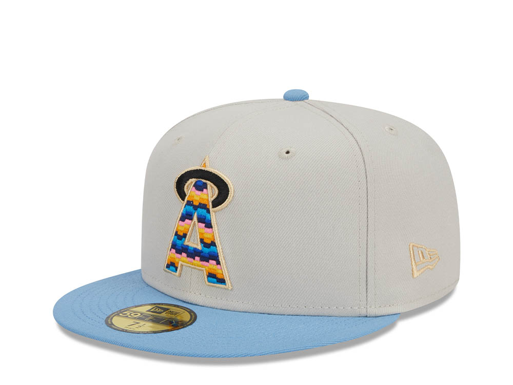 New Era California Angels Beachfront Stone Two Tone Edition 59Fifty Fitted Hat