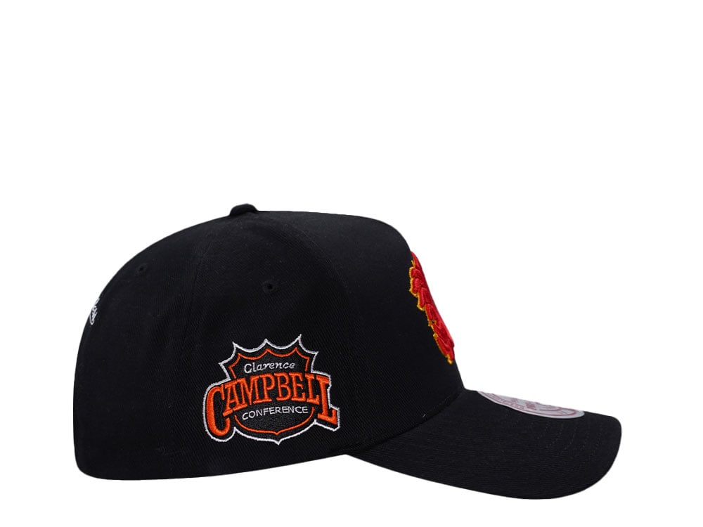 Mitchell & Ness Calgary Flames Nostalgic 2.0 Pro Crown Snapback Hat