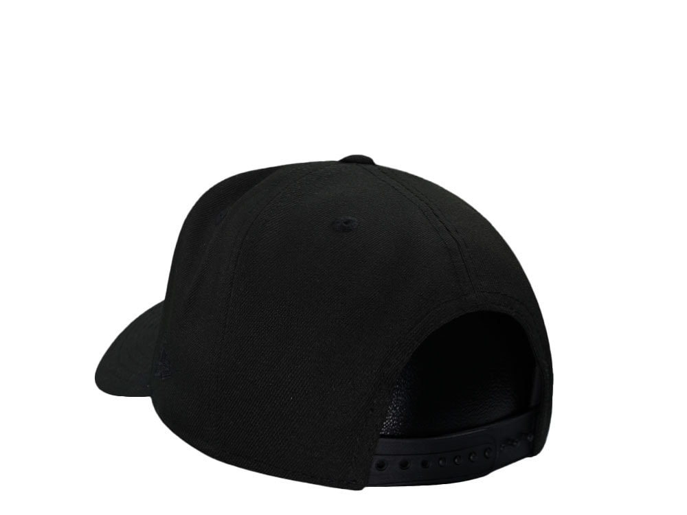 New Era Oakland Athletics Black Silver 9Fifty A Frame Snapback Hat