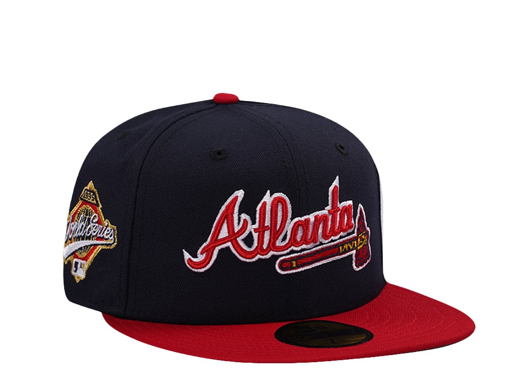 New Era Atlanta Braves World Series 1995 Navy Two Tone Edition 59Fifty Fitted Hat
