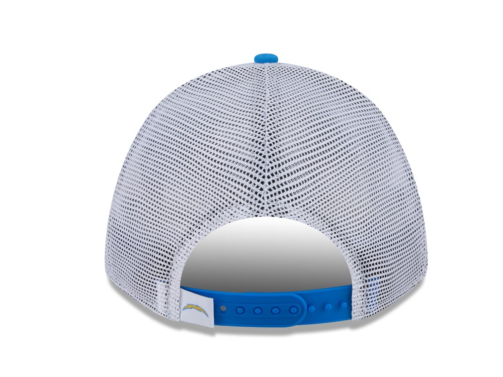 New Era Los Angeles Chargers Official Team Color Edition 9Forty M Crown A Frame Trucker Snapback Hat