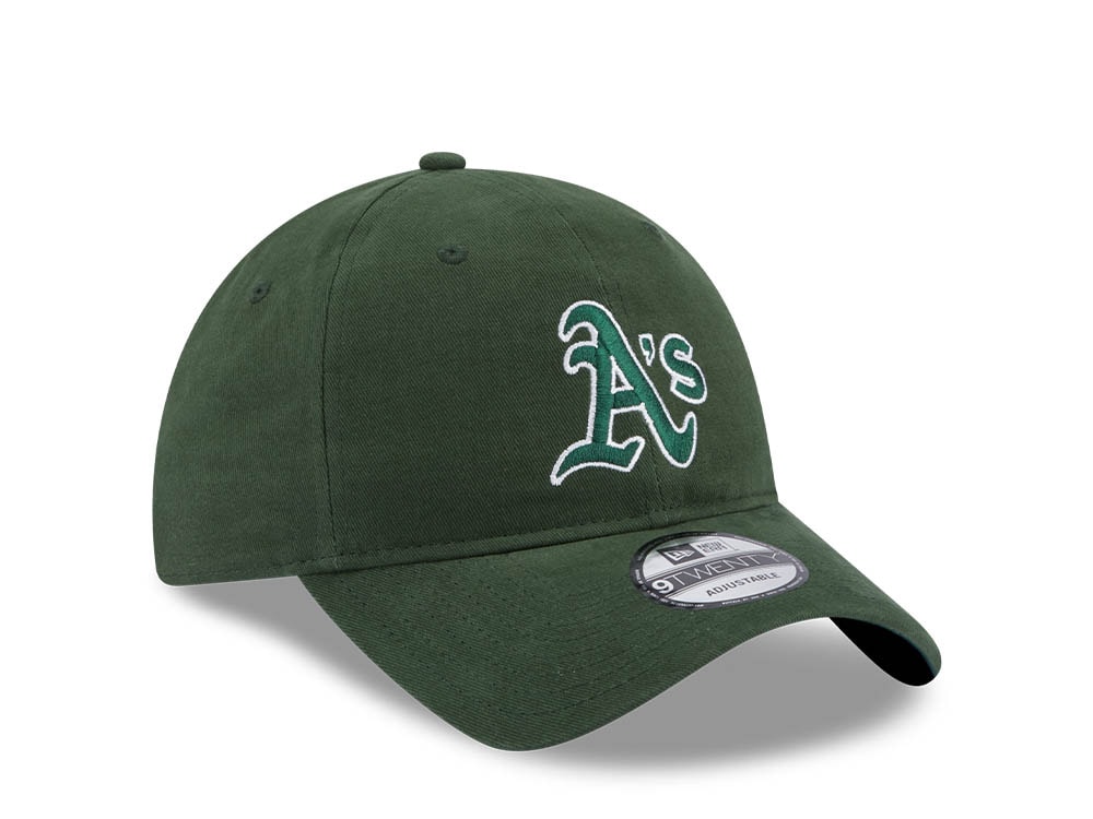 New Era Oakland Athletics Team Script Green 9Twenty Strapback Hat